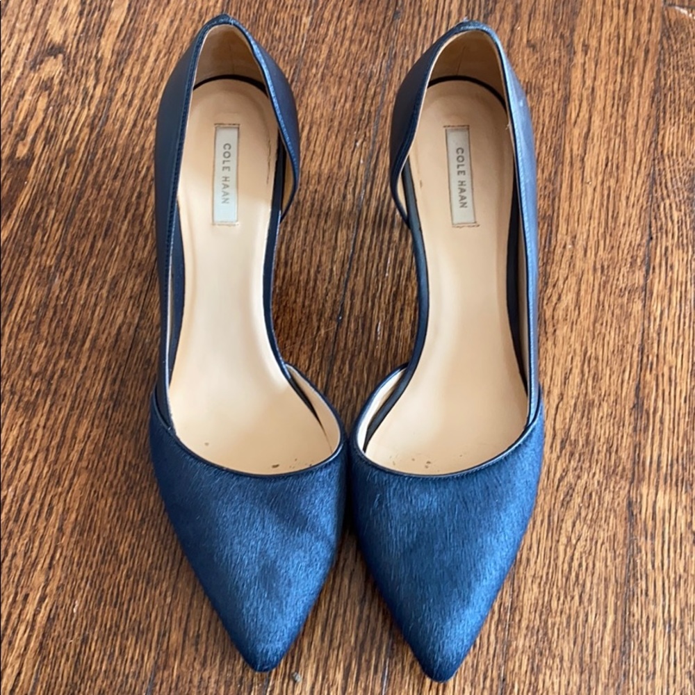 Cole Haan Navy Blue Rendon Pump